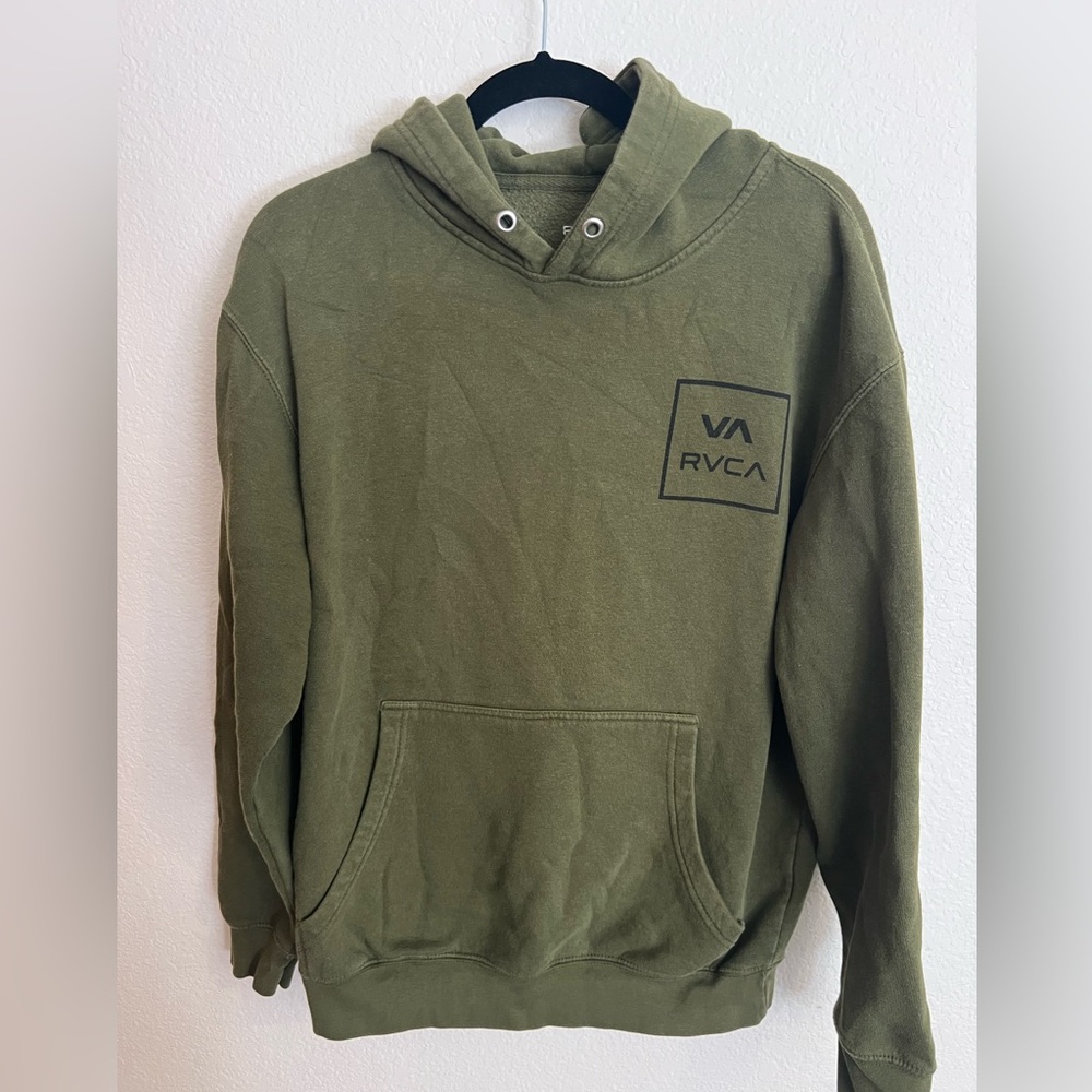 RVCA Olive Green Men's Hoodie